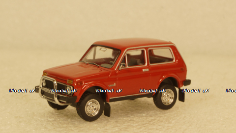ВАЗ-2121 Lada Niva red with bull bar, BRE27240, Brekina 1:87