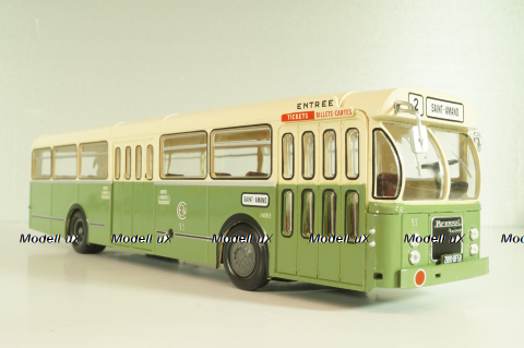 BROSSEL BL55 1966, bus, green, AUTOBUS DAL MONDO №67, Hachette 1:43 С журналом!