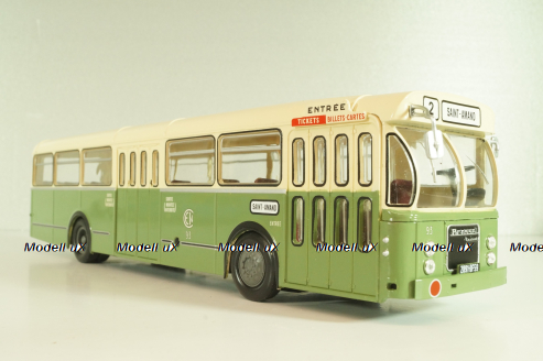 BROSSEL BL55 1966, bus, green, AUTOBUS DAL MONDO №67, Hachette 1:43 С журналом!