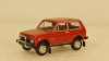 ВАЗ-2121 Lada Niva red with bull bar, BRE27240, Brekina 1:87