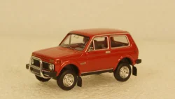 ВАЗ-2121 Lada Niva red with bull bar, BRE27240, Brekina 1:87