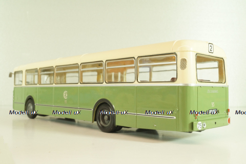 BROSSEL BL55 1966, bus, green, AUTOBUS DAL MONDO №67, Hachette 1:43 С журналом!