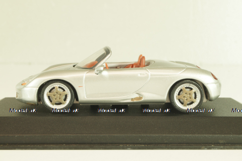 Porsche Boxster (986) Cabriolet 1996, silver, 063130, Minichamps 1:43
