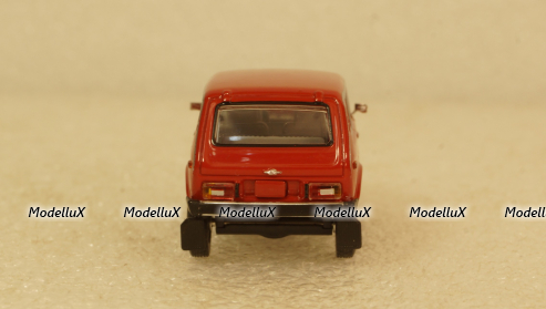 ВАЗ-2121 Lada Niva red with bull bar, BRE27240, Brekina 1:87