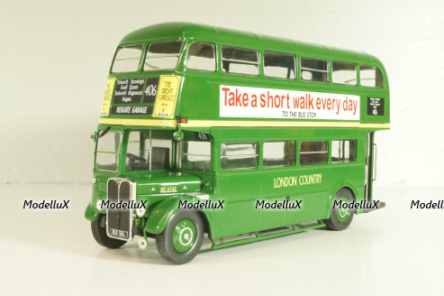 AEC Regent III RT 1947 Regent, bus, green, AUTOBUS DAL MONDO №87, Hachette 1:43 Дефект!