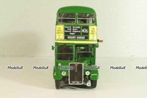 AEC Regent III RT 1947 Regent, bus, green, AUTOBUS DAL MONDO №87, Hachette 1:43 Дефект!