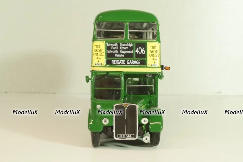 AEC Regent III RT 1947 Regent, bus, green, AUTOBUS DAL MONDO №87, Hachette 1:43 Дефект!
