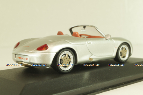 Porsche Boxster (986) Cabriolet 1996, silver, 063130, Minichamps 1:43
