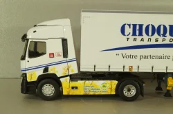 Renault T480 with semi-trailer "Choquet" 2021, white, 118161, Eligor 1:43
