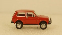 ВАЗ-2121 Lada Niva red with bull bar, BRE27240, Brekina 1:87