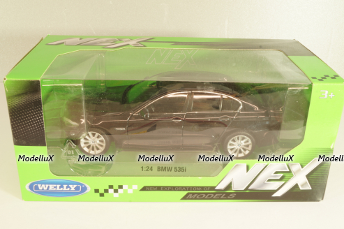 BMW 535i (F10) 2013, black, 24026BK, Welly 1:24