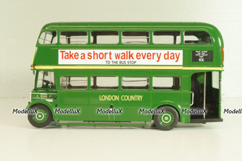 AEC Regent III RT 1947 Regent, bus, green, AUTOBUS DAL MONDO №87, Hachette 1:43 Дефект!