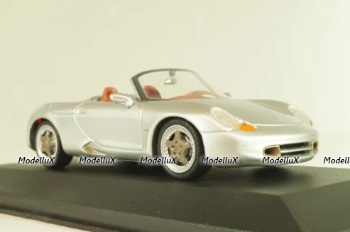 Porsche Boxster (986) Cabriolet 1996, silver, 063130, Minichamps 1:43