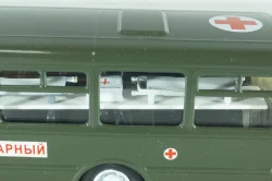 Лиаз-677 автобус медицинский, хаки, Modimio (Конверсия) 1:43