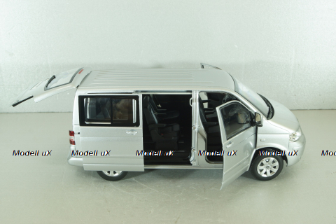 Volkswagen T5 Multivan 2003, silver, 188601, Norev 1:18
