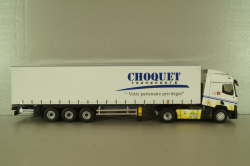 Renault T480 with semi-trailer "Choquet" 2021, white, 118161, Eligor 1:43
