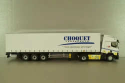 Renault T480 with semi-trailer "Choquet" 2021, white, 118161, Eligor 1:43