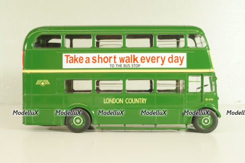 AEC Regent III RT 1947 Regent, bus, green, AUTOBUS DAL MONDO №87, Hachette 1:43 Дефект!