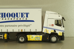 Renault T480 with semi-trailer "Choquet" 2021, white, 118161, Eligor 1:43