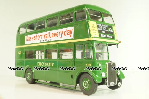AEC Regent III RT 1947 Regent, bus, green, AUTOBUS DAL MONDO №87, Hachette 1:43 Дефект!