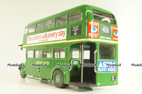 AEC Regent III RT 1947 Regent, bus, green, AUTOBUS DAL MONDO №87, Hachette 1:43 Дефект!