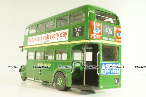 AEC Regent III RT 1947 Regent, bus, green, AUTOBUS DAL MONDO №87, Hachette 1:43 Дефект!