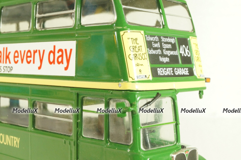 AEC Regent III RT 1947 Regent, bus, green, AUTOBUS DAL MONDO №87, Hachette 1:43 Дефект!