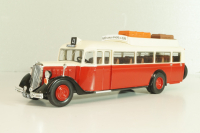 Citroen 46 DP UAD 1955, bus, red/beige, AUTOBUS DAL MONDO №25, Hachette 1:43