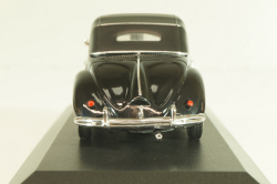 Volkswagen Hebmuller Cabriolet 1950, black/beige, built on VW Beetle (Typ 14), 052140, Minichamps 1:43
