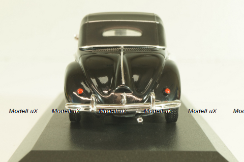 Volkswagen Hebmuller Cabriolet 1950, black/beige, built on VW Beetle (Typ 14), 052140, Minichamps 1:43