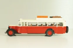Citroen 46 DP UAD 1955, bus, red/beige, AUTOBUS DAL MONDO №25, Hachette 1:43