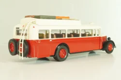 Citroen 46 DP UAD 1955, bus, red/beige, AUTOBUS DAL MONDO №25, Hachette 1:43