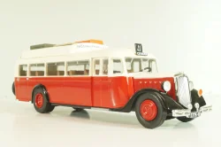 Citroen 46 DP UAD 1955, bus, red/beige, AUTOBUS DAL MONDO №25, Hachette 1:43