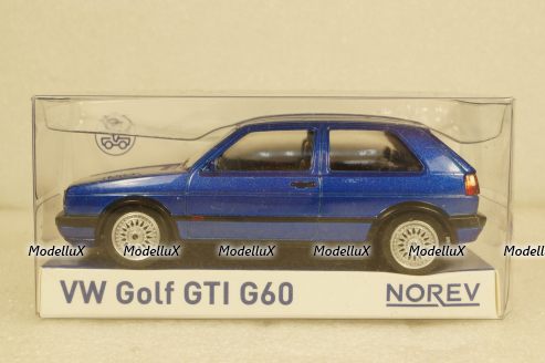Volkswagen Golf GTI G60 1990 Blue Metallic, 840064, Norev 1:43