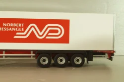 Renault Magnum  AE500 with semi-trailer fridge "Norbert Dentressangle" 2008, red/white, 117415, Eligor 1:43