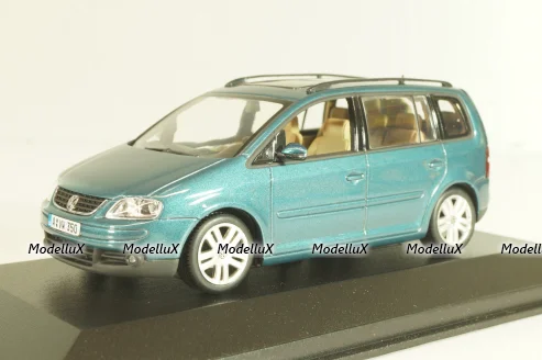 Volkswagen Touran 2003, green, 170099300Z6M, Minichamps 1:43