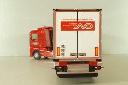 Renault Magnum  AE500 with semi-trailer fridge "Norbert Dentressangle" 2008, red/white, 117415, Eligor 1:43
