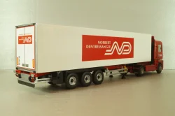 Renault Magnum  AE500 with semi-trailer fridge "Norbert Dentressangle" 2008, red/white, 117415, Eligor 1:43
