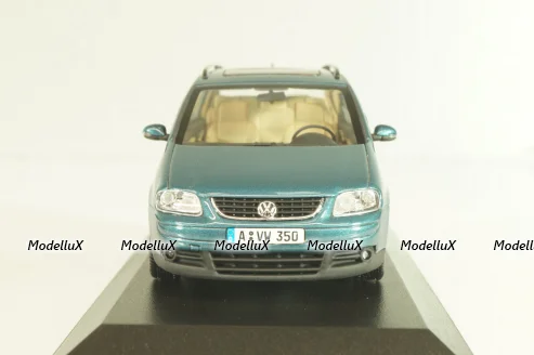 Volkswagen Touran 2003, green, 170099300Z6M, Minichamps 1:43