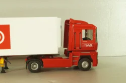 Renault Magnum  AE500 with semi-trailer fridge "Norbert Dentressangle" 2008, red/white, 117415, Eligor 1:43