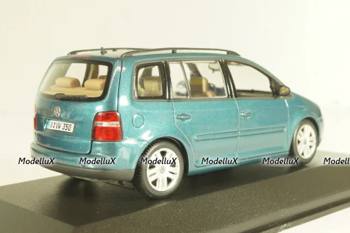 Volkswagen Touran 2003, green, 170099300Z6M, Minichamps 1:43