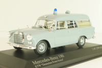 Mercedes-Benz 190 (W121) Ambulance 1961, grey, 400037270,Minichamps 1:43