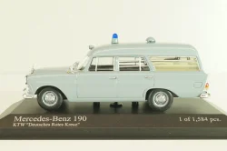 Mercedes-Benz 190 (W121) Ambulance 1961, grey, 400037270,Minichamps 1:43
