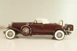 Duesenberg J Derham Tourster Model 1930 red/gray, Franklin Mint 1:24