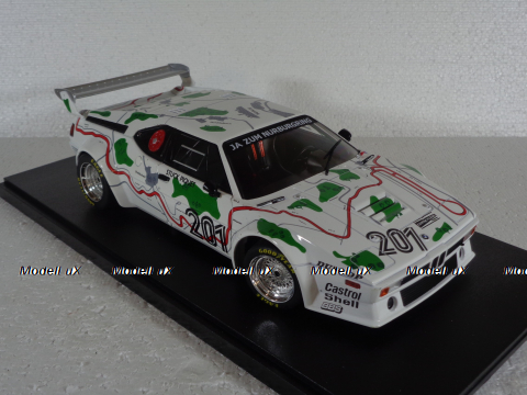 BMW M1 Winner GTX+2.0 Class, 1000km Nürburgring Piquet/Stuck 1980, Werk83 1:18