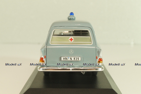 Mercedes-Benz 190 (W121) Ambulance 1961, grey, 400037270,Minichamps 1:43