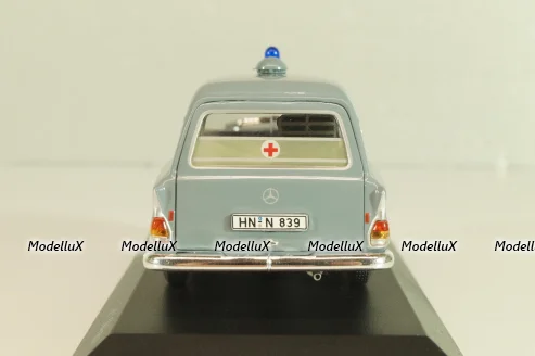 Mercedes-Benz 190 (W121) Ambulance 1961, grey, 400037270,Minichamps 1:43