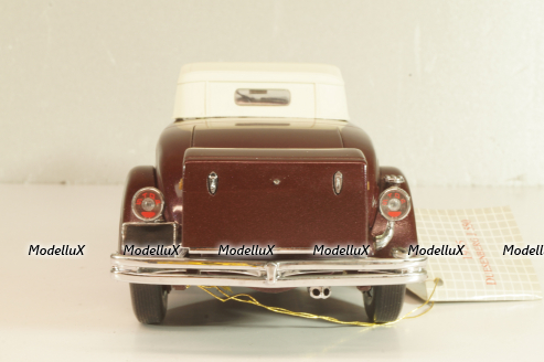 Duesenberg J Derham Tourster Model 1930 red/gray, Franklin Mint 1:24