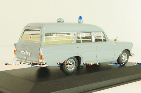 Mercedes-Benz 190 (W121) Ambulance 1961, grey, 400037270,Minichamps 1:43