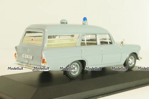 Mercedes-Benz 190 (W121) Ambulance 1961, grey, 400037270,Minichamps 1:43